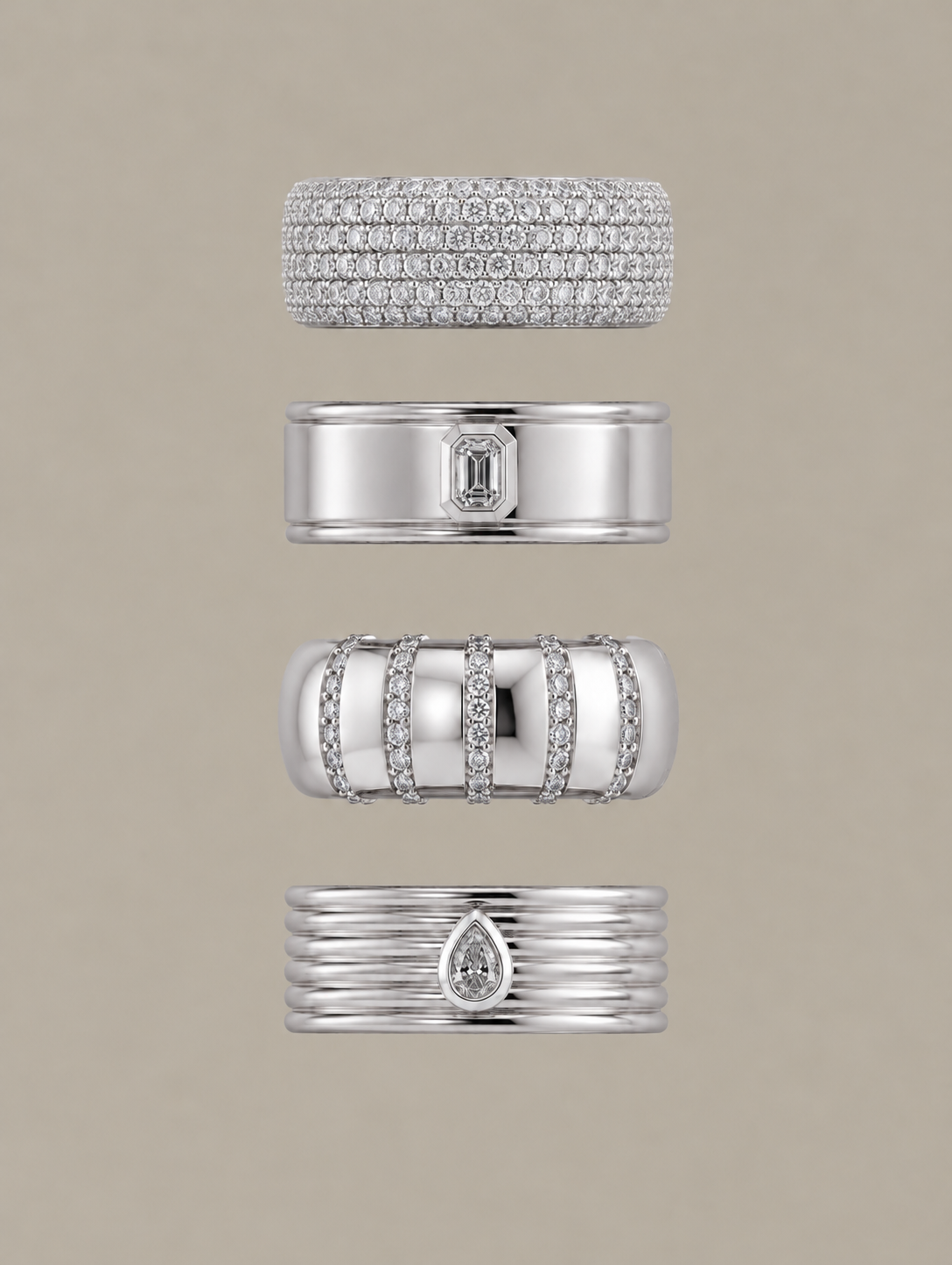 Oura Ring Covers -  Sterling Silver