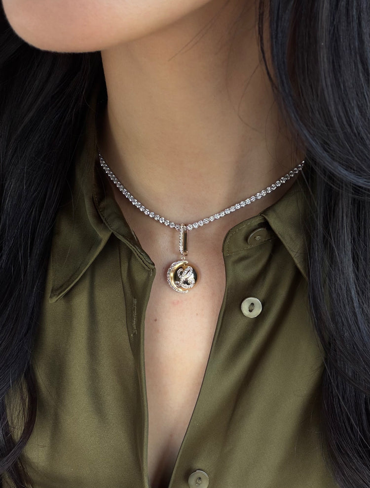 Moon Initial Charm