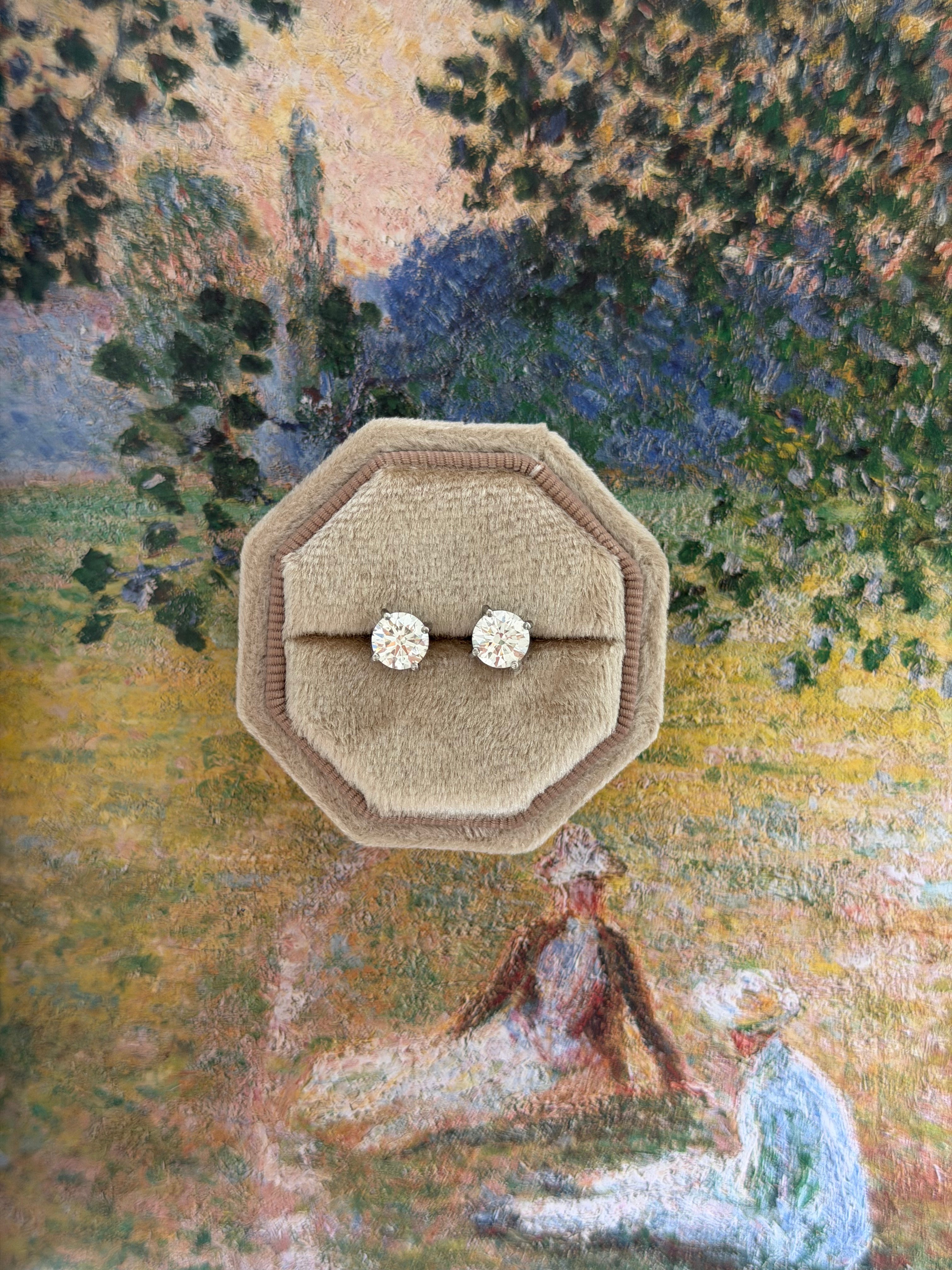 Classic Diamond Studs