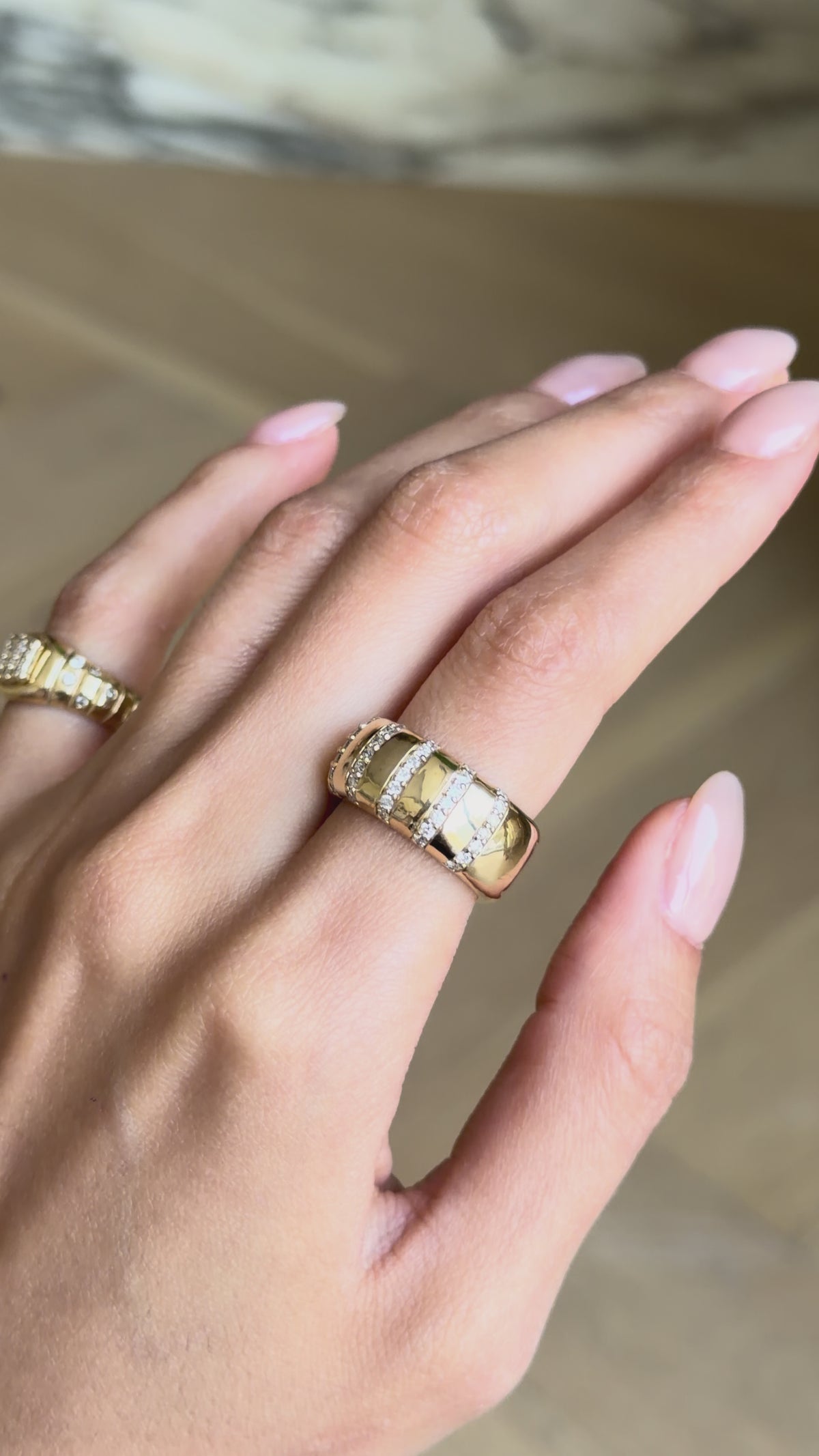 Oura Ring Cover - The Stripe